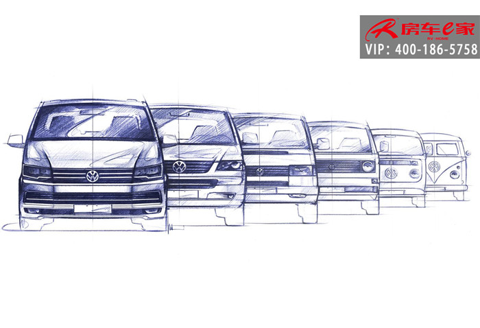 大众经典面包车，T1-T6凯路威升级改装传奇